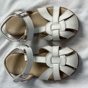 Stride Rite white sandals